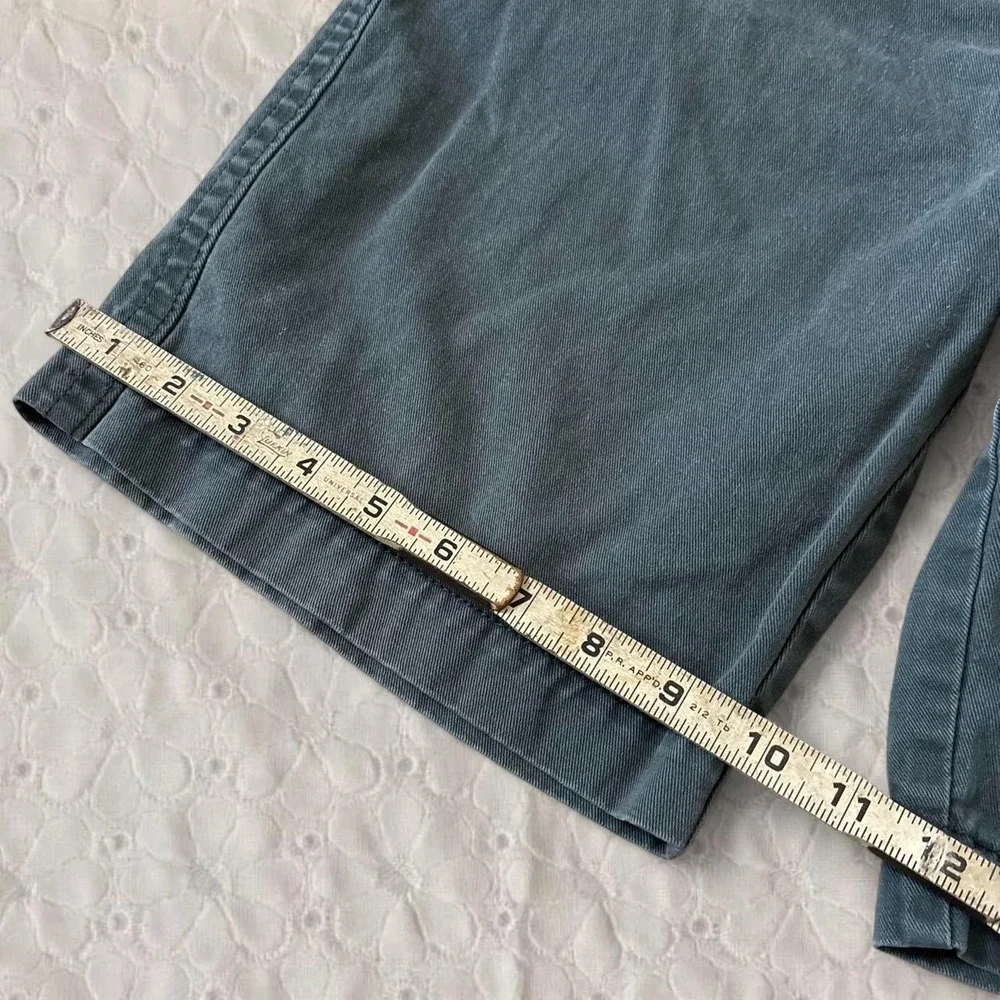 Old Navy Mens Gray Chino Shorts Size 28 Cotton Twill Y2K Boho Flat Front